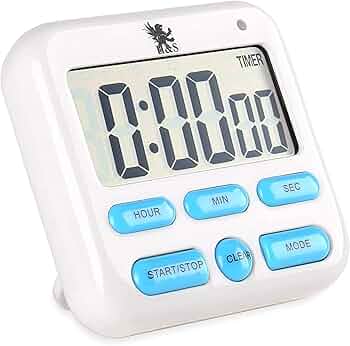 Amazon.com: H&S Digital Kitchen Timer for Cooking - Magnetic